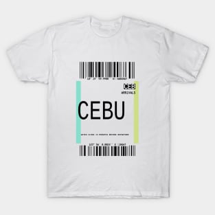 Cebu Philippines Plane Ticket T-Shirt